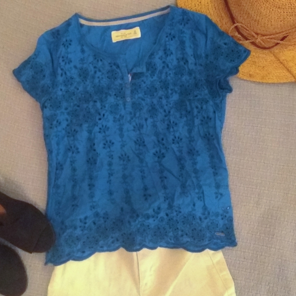 Abercrombie & Fitch Eyelet Top